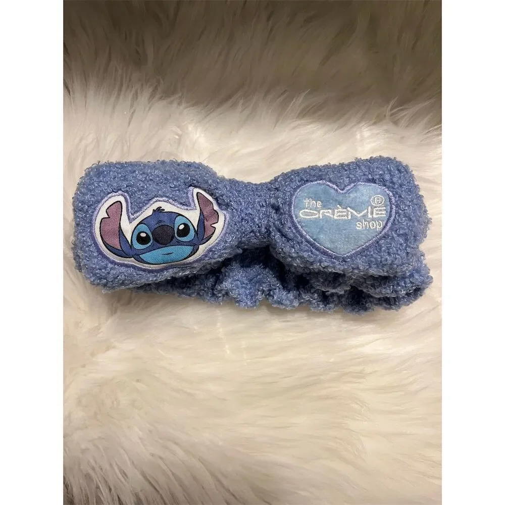 🆕 The Crème Shop x Stitch Plush Spa Headband Disney Lilo & Stitch Blue